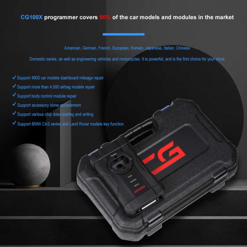 2024 CGDI CG100X Programmer for Airbag Reset Mileage Adjustment and Chip Reading Support MQB Add RH850 R7F701407 Get Free Pro V2 and D1 MQB