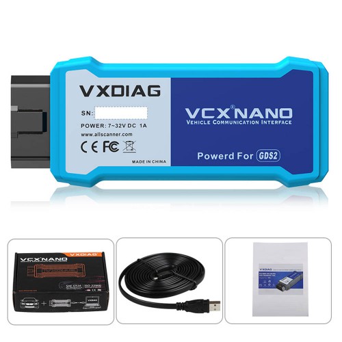 [UK/EU Ship] WIFI VXDIAG VCX NANO Diagnostic Tool