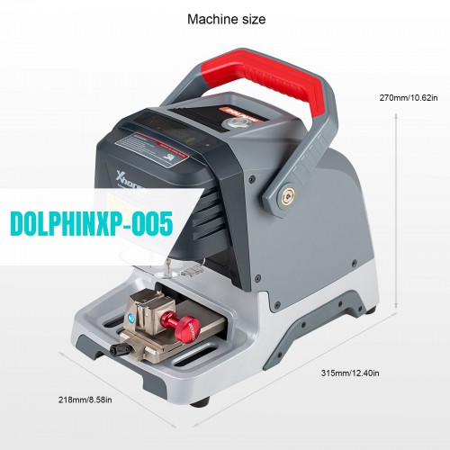 [UK in Stock] V2.1.3 Xhorse Dolphin XP-005 Automatic Key Cutting Machine for All Key Lost with Built-in Battery Works on Mobile Phone APP