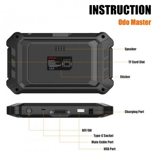 [UK Ship] Obdstar ODO Master Full Version Odometer Correction Tool More Vehicles than X300M+ One Year Free Update Get Free FCA 12+8 Adapter