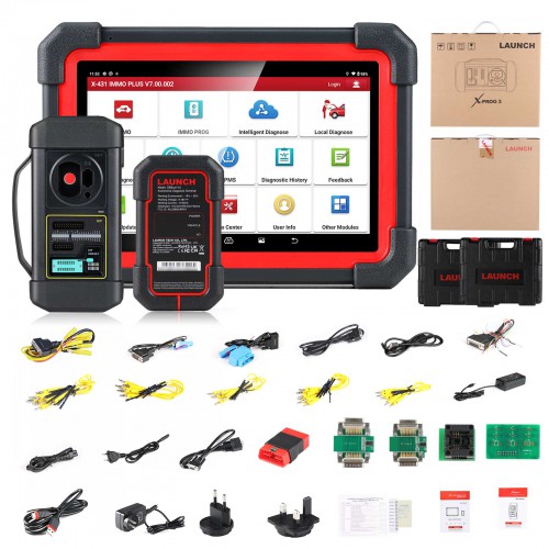 [UK In Stock] Launch X431 Immo Plus Key Programmer IMMO Clone Diagnostics 3-in-1 Supports ECU Coding and 39 Special Function