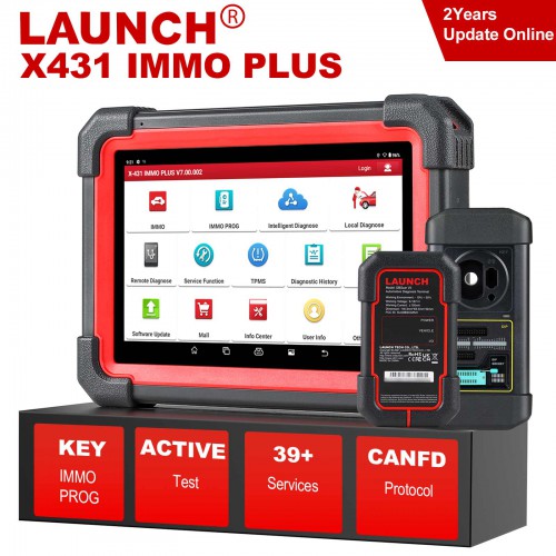 [UK In Stock] Launch X431 Immo Plus Key Programmer IMMO Clone Diagnostics 3-in-1 Supports ECU Coding and 39 Special Function