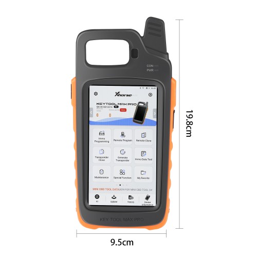 [UK In Stock] 2024 Newest Xhorse VVDI Key Tool Max PRO Combines Key Tool Max and Mini OBD Tool Functions Adds Voltage and Leakage Current Function