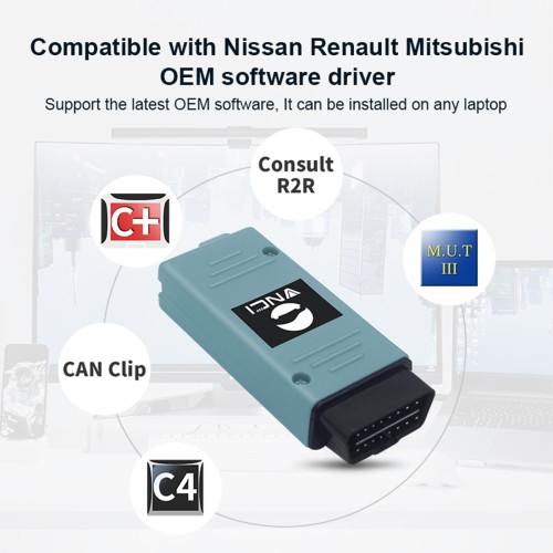VNCI RNM for Nissan Renault Mitsubishi 3-in-1 Diagnostic Interface