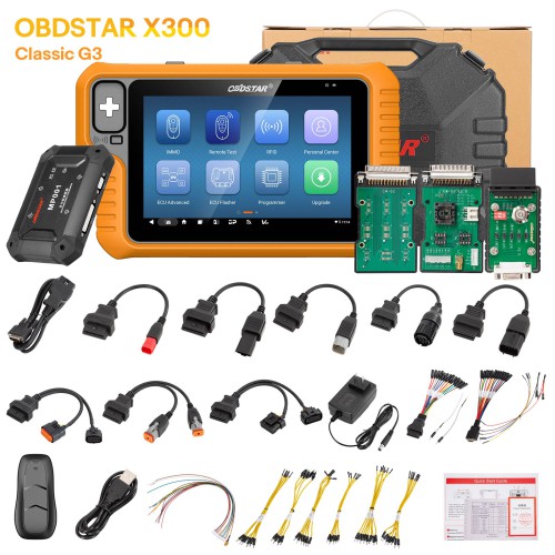 2024 OBDSTAR Key Master G3 X300 Classic G3 Android 11 Intelligent Key Programming Tool for Car HD E-Car MOTO Marine with Built-in CANFD Doip Protocols