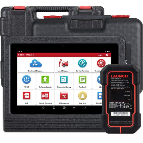 Launch X431 V+ X431 V Plus 10.1inch Tablet V6.0 Global Version Full Systems Diagnostic Scan 31+ Service Function Supports Topology Mapping