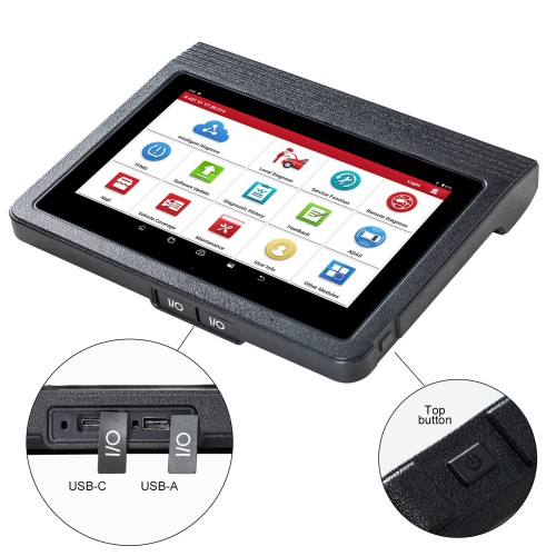 Launch X431 V+ X431 V Plus 10.1inch Tablet V6.0 Global Version Full Systems Diagnostic Scan 31+ Service Function Supports Topology Mapping